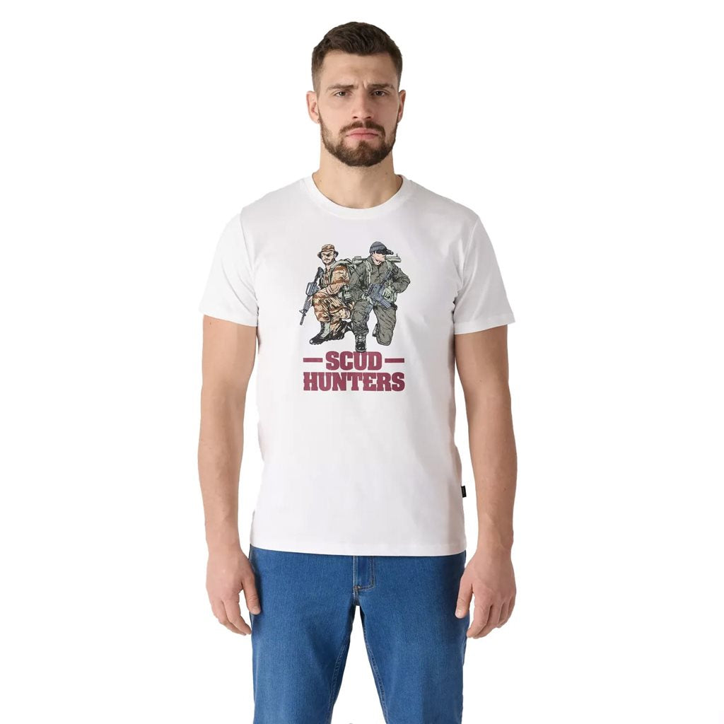 Camiseta blanca SCUD HUNTERS de algodón - Helikon-Tex