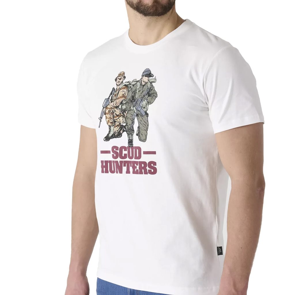 Camiseta blanca SCUD HUNTERS de algodón - Helikon-Tex