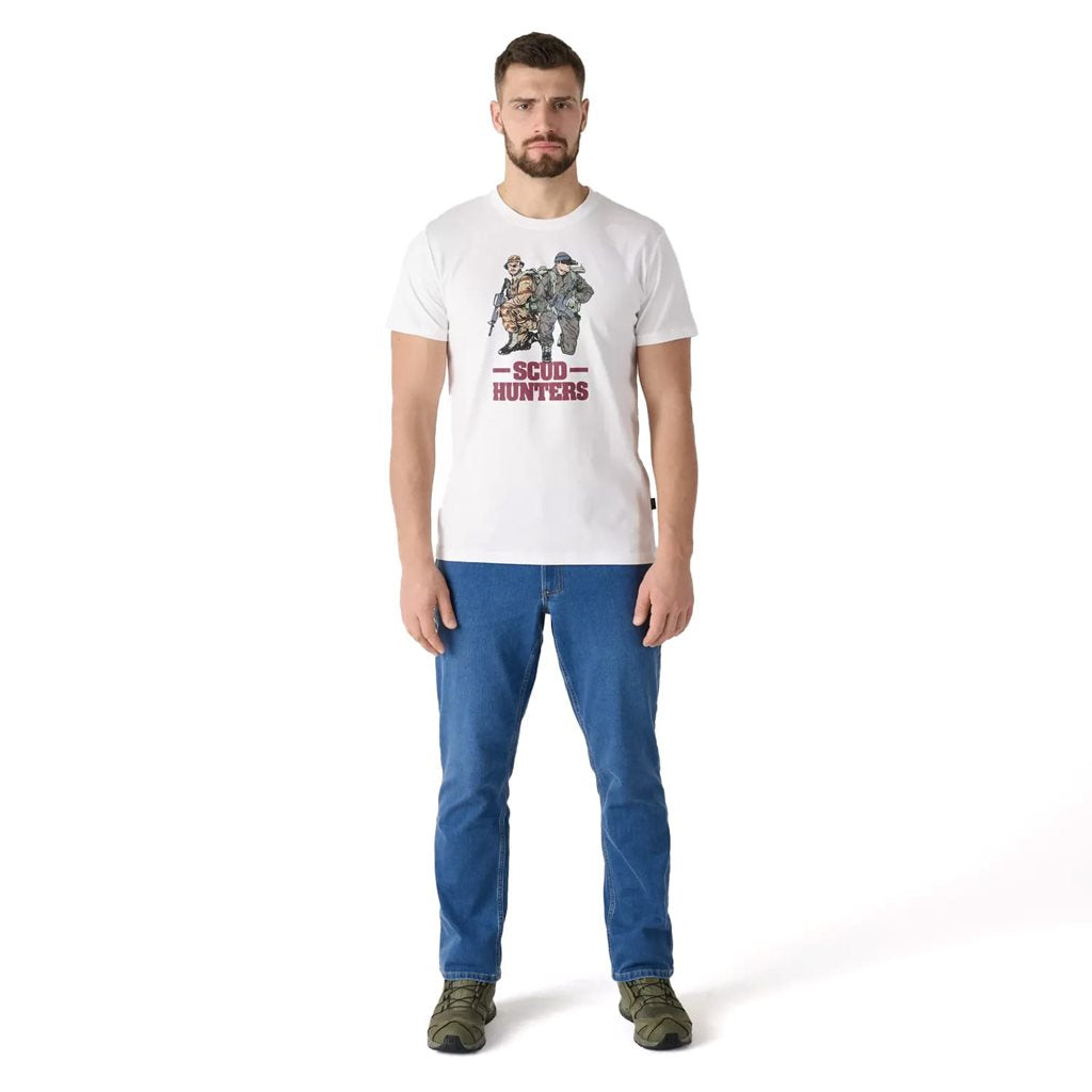 Camiseta blanca SCUD HUNTERS de algodón - Helikon-Tex