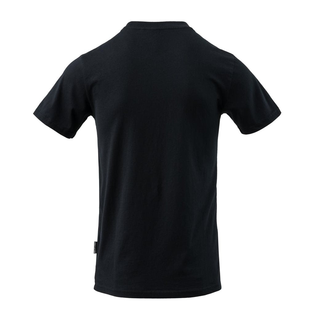Camiseta SUNSET negra con logo de DIRECT ACTION y soldados al atardecer