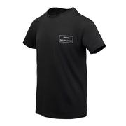 Camiseta negra 'Front Toward Enemy' de algodón, corte clásico
