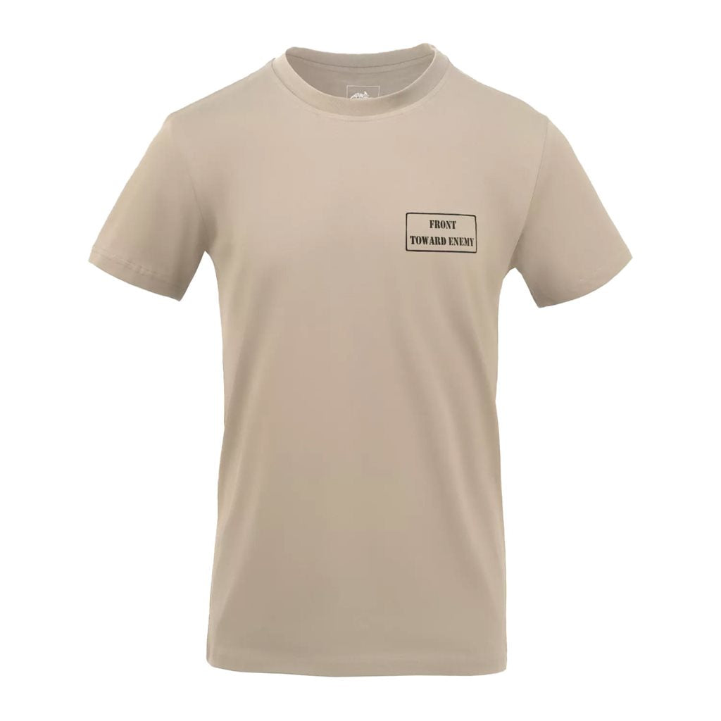 Camiseta negra FRONT TOWARD ENEMY de Helikon-Tex
