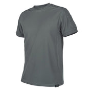 Camiseta táctica de manga corta con paneles de velcro en las mangas para sujeción de gafas