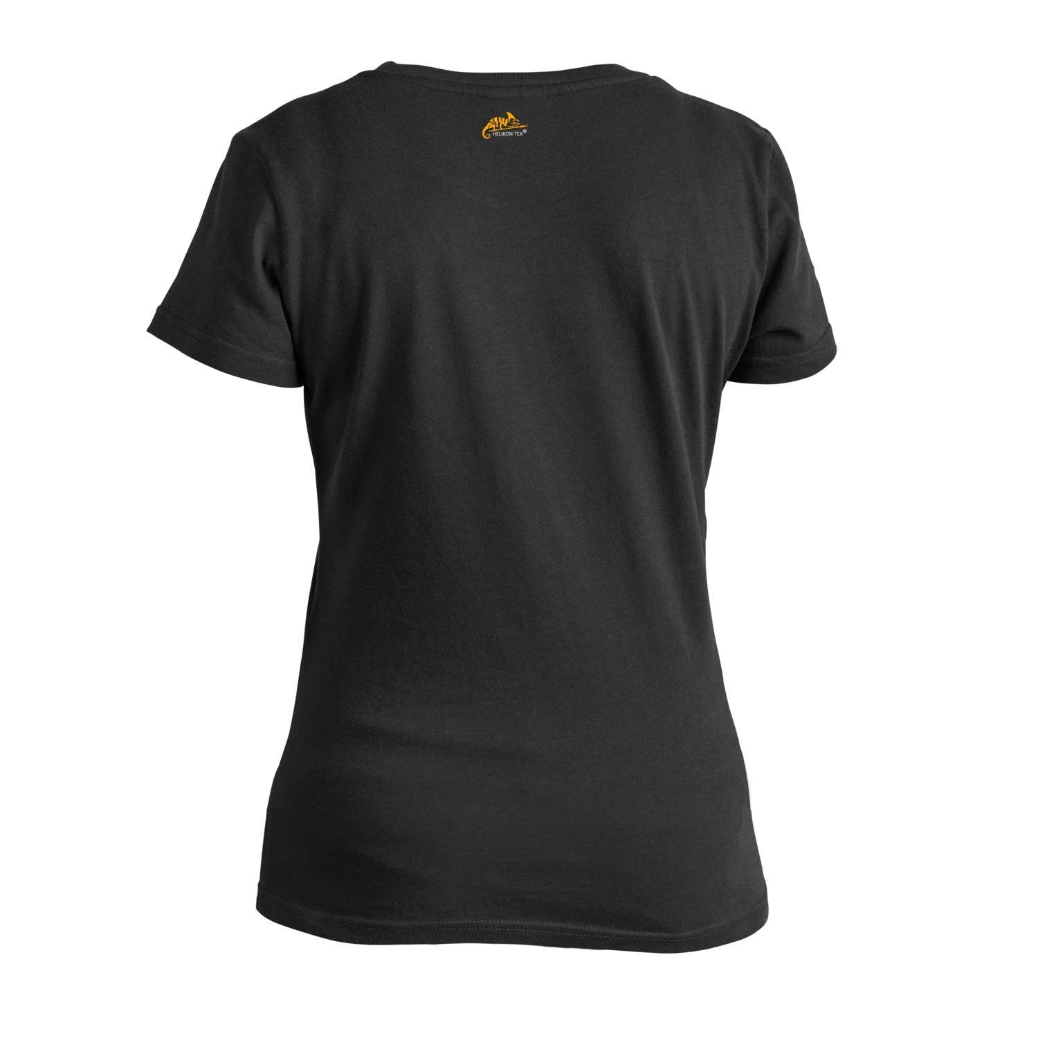Camiseta mujer CHAMELEON HEART negra Helikon-Tex con motivo corazon camaleon