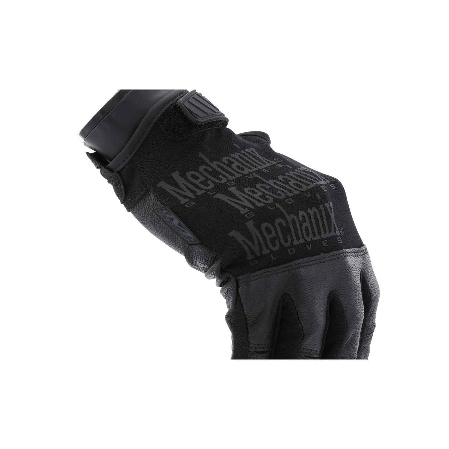 Guantes Mechanix Recon negros, guante táctico de piel de oveja