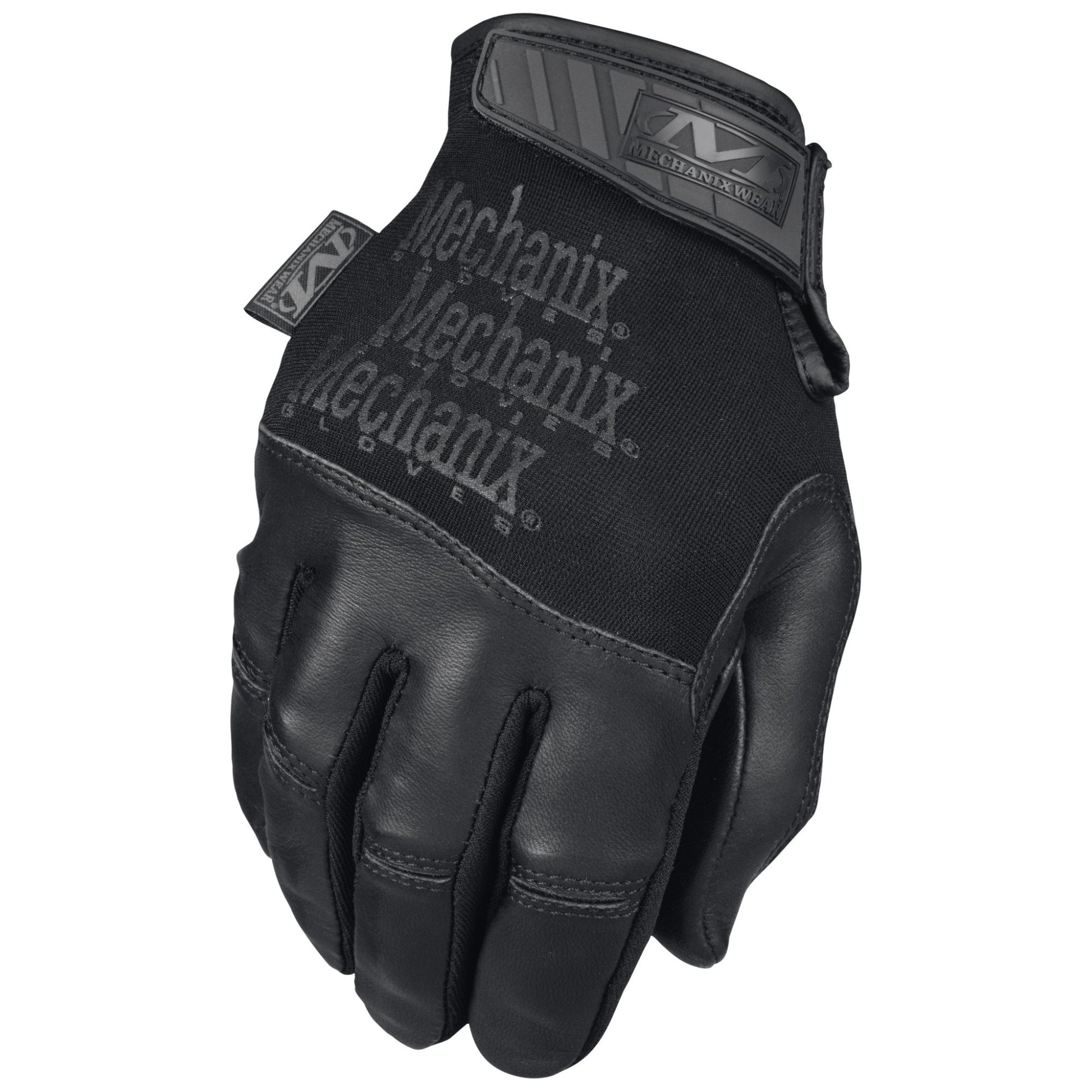 Guantes Mechanix Recon negros, guante táctico de piel de oveja