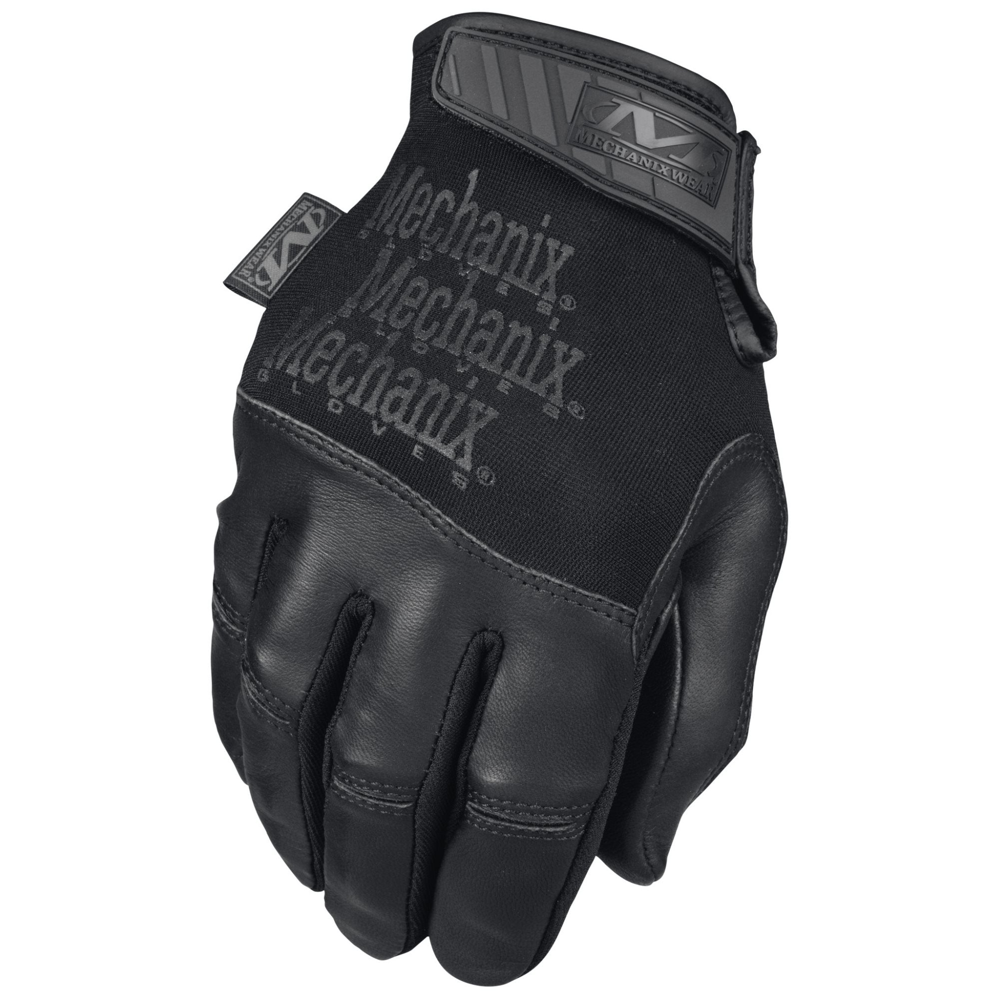 Guantes Mechanix Recon negros, guante táctico de piel de oveja
