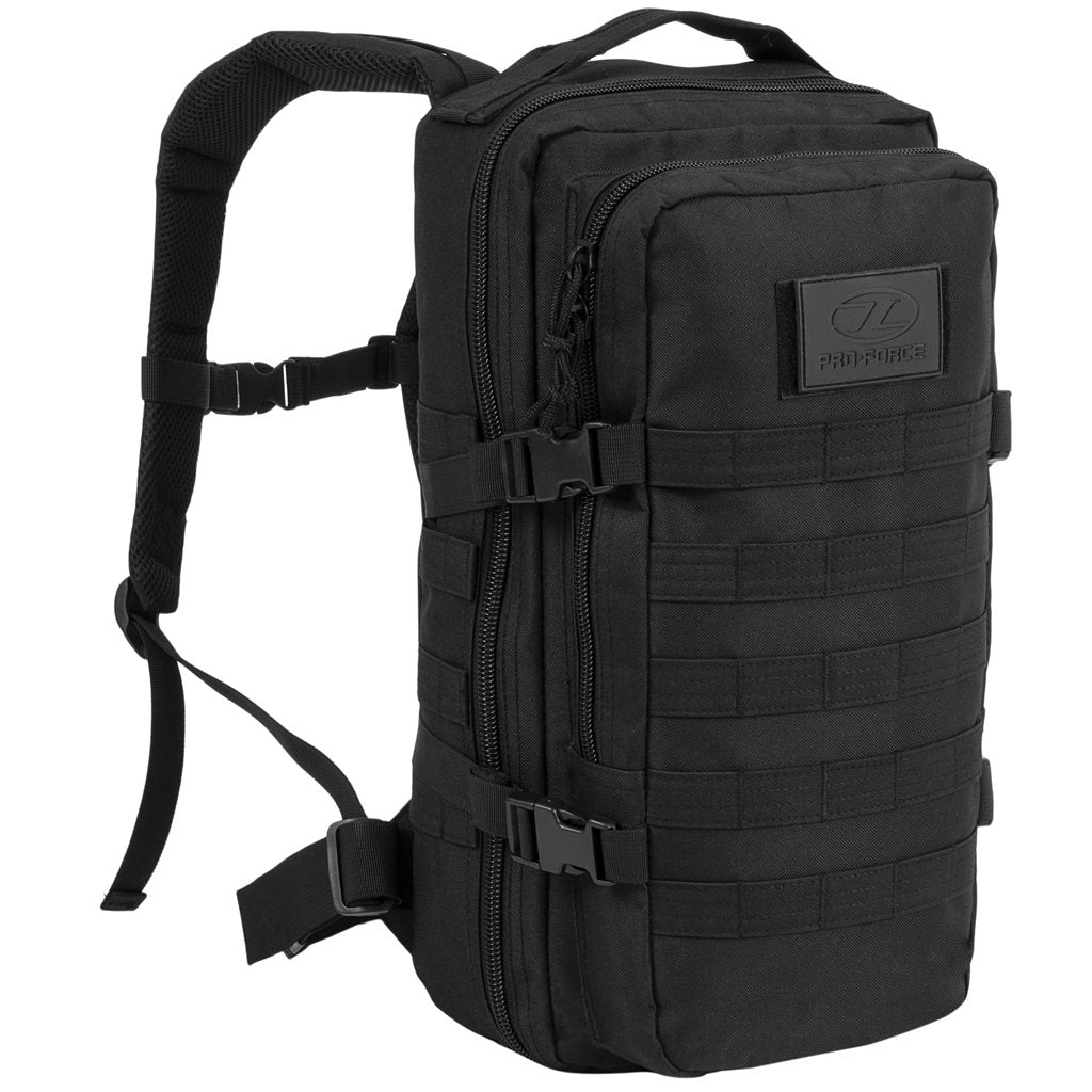 Mochila RECON 20L negra, pequeña y modular