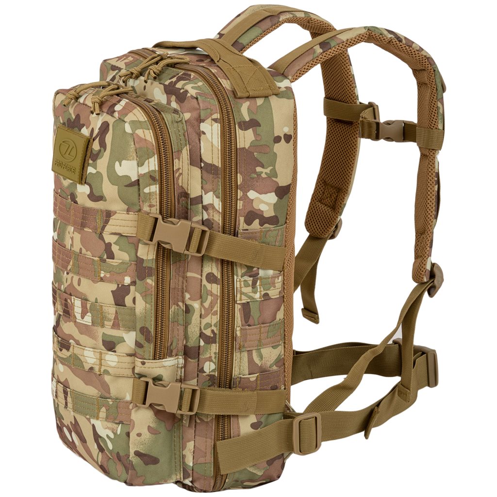 Mochila RECON 20L negra, pequeña y modular