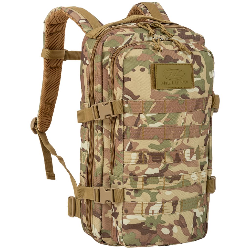 Mochila RECON 20L negra, pequeña y modular