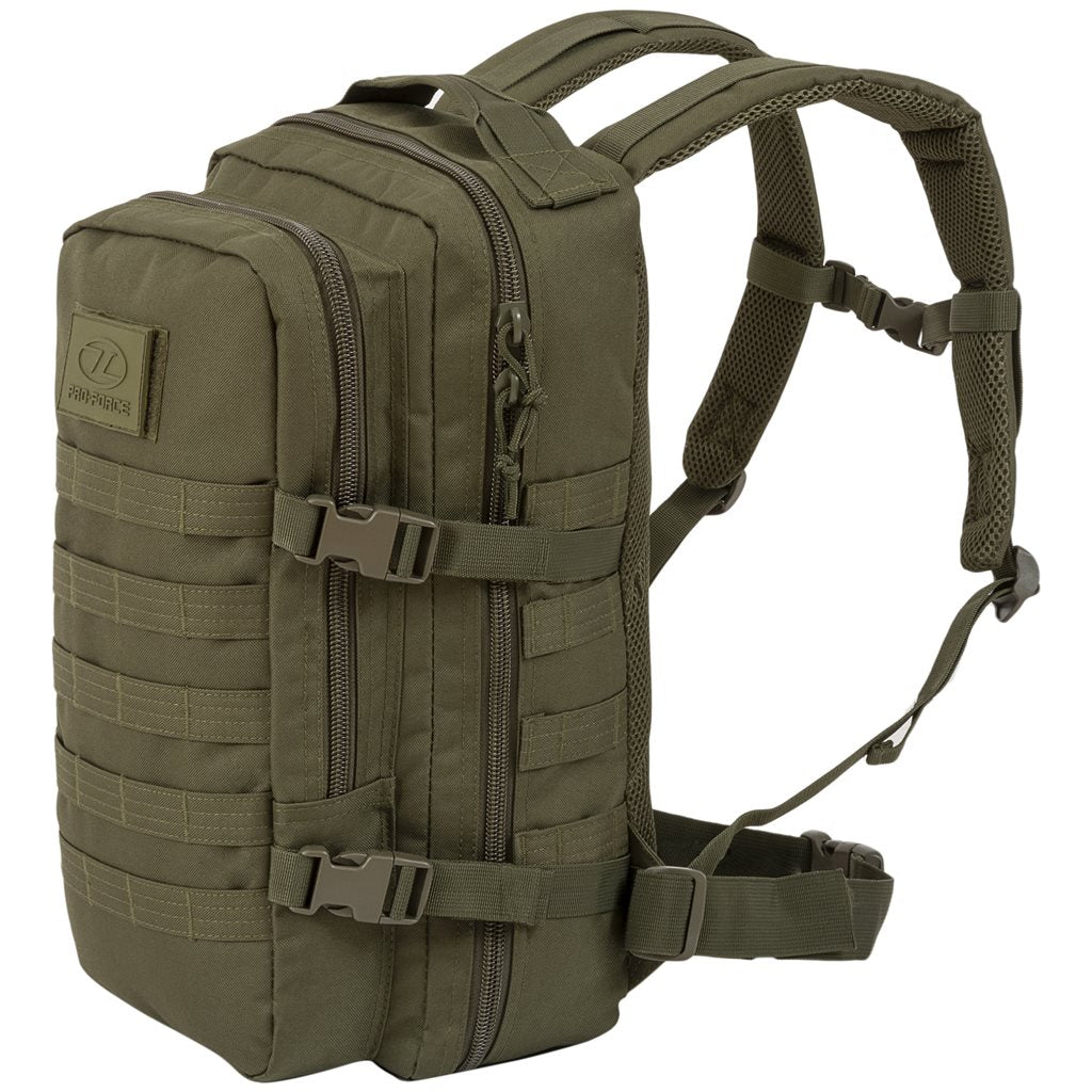 Mochila RECON 20L negra, pequeña y modular