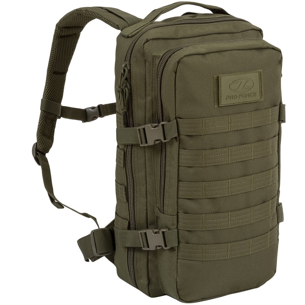 Mochila RECON 20L negra, pequeña y modular