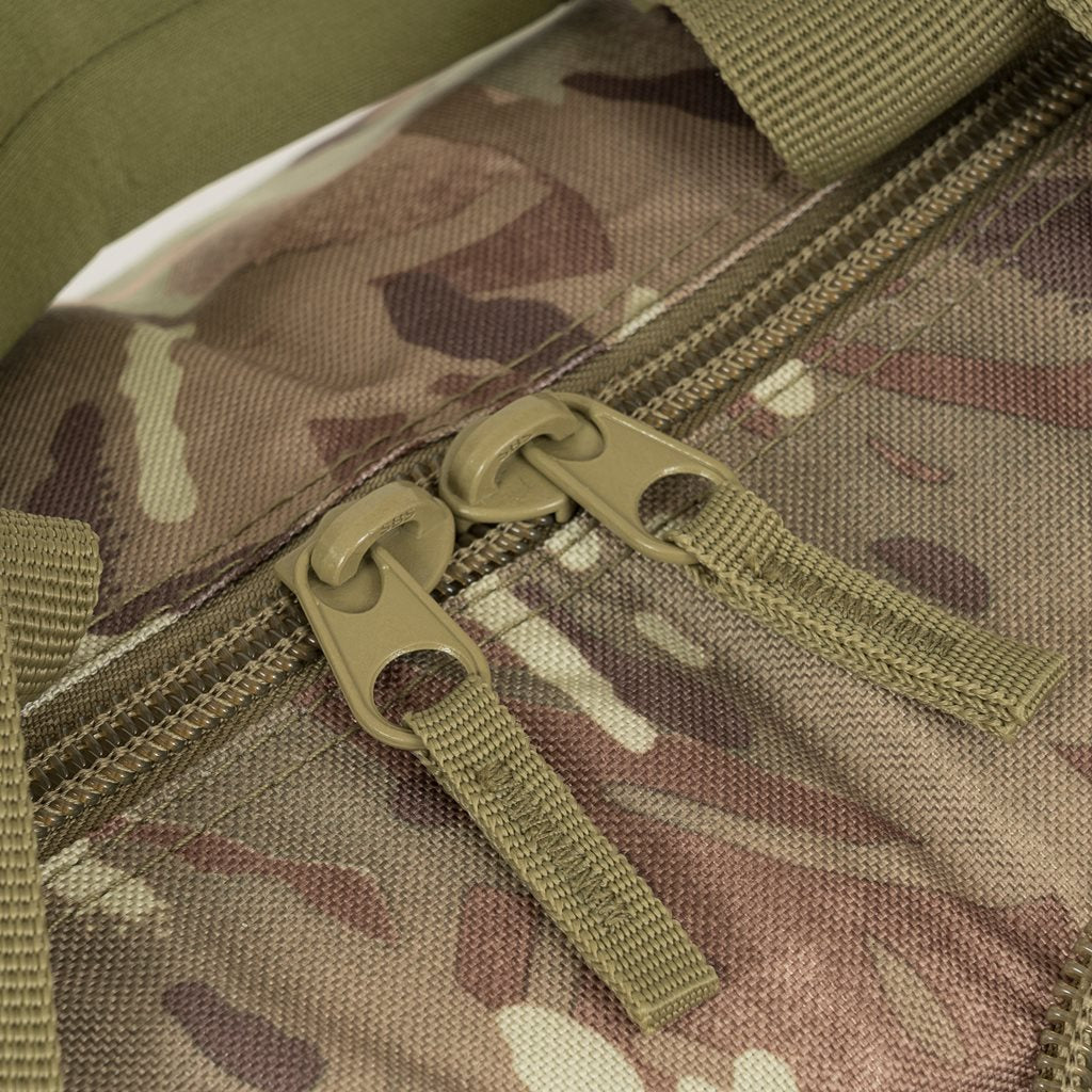 Bolsa plegable Dual Jackal negra, bandolera que se convierte en bolsa de viaje de 50 litros