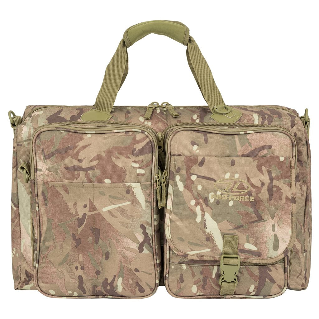 Bolsa plegable Dual Jackal negra, bandolera que se convierte en bolsa de viaje de 50 litros