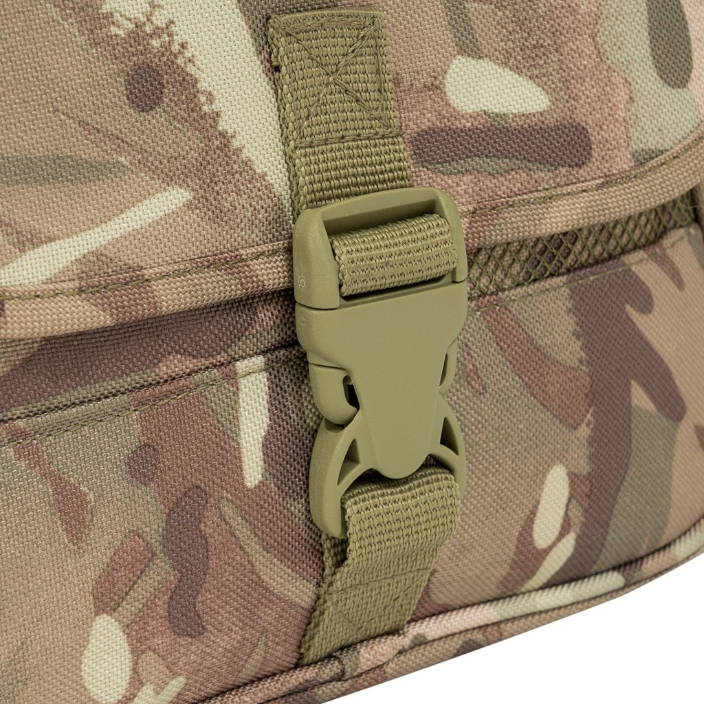 Bolsa plegable Dual Jackal negra, bandolera que se convierte en bolsa de viaje de 50 litros