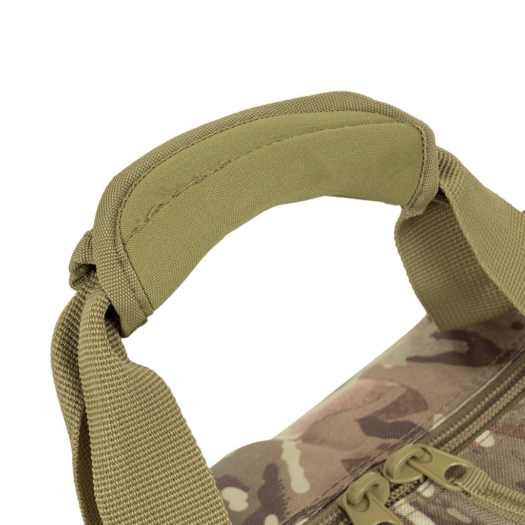 Bolsa plegable Dual Jackal negra, bandolera que se convierte en bolsa de viaje de 50 litros