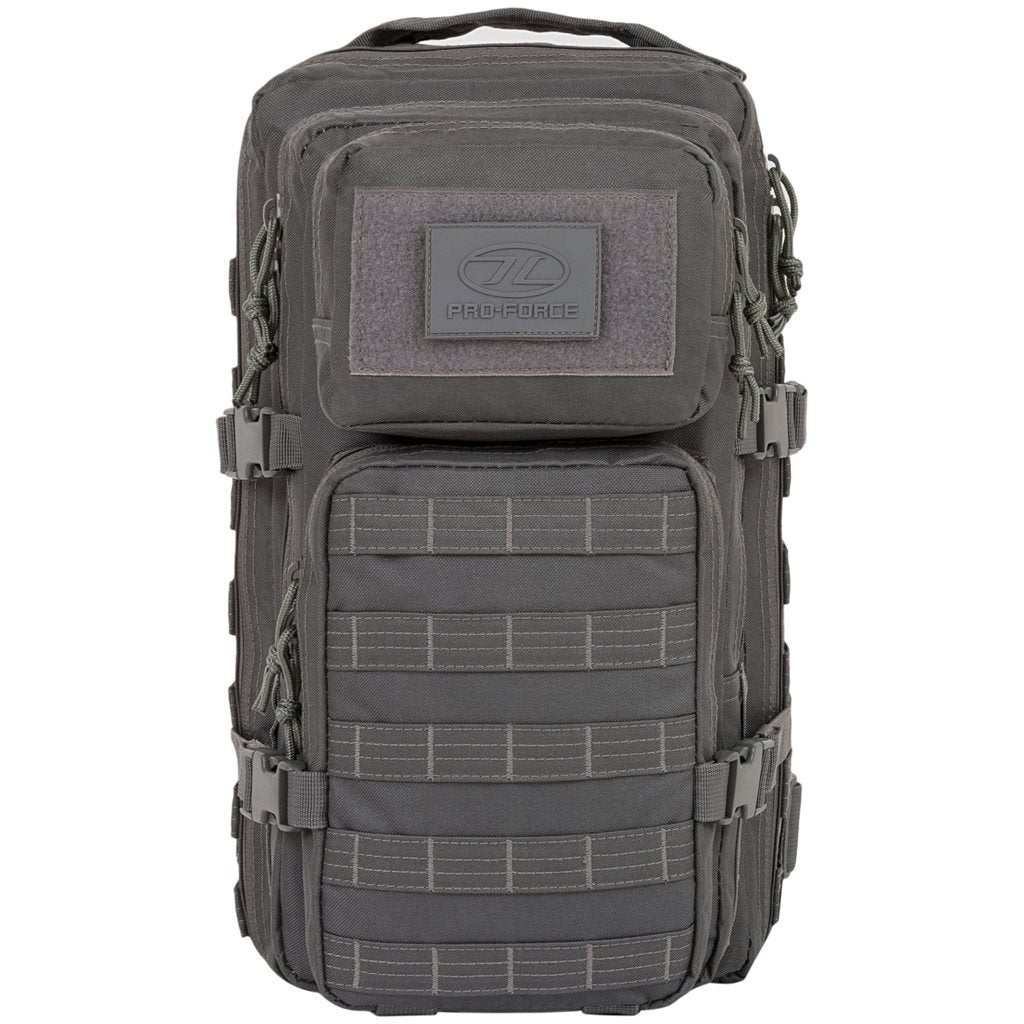 Mochila RECON 28 L negra PRO-FORCE, resistente 600D XTP con acabado hidrorepelente