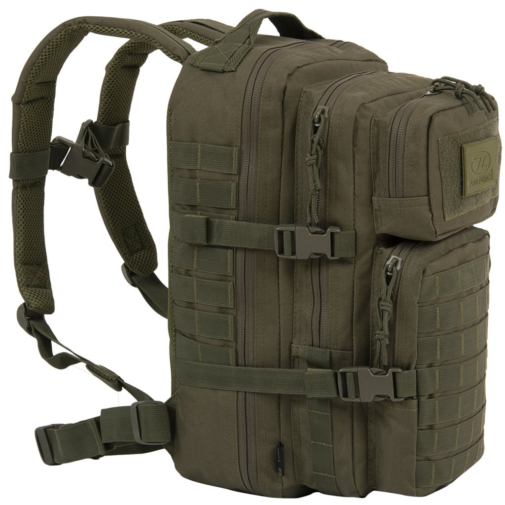 Mochila RECON 28 L negra PRO-FORCE, resistente 600D XTP con acabado hidrorepelente