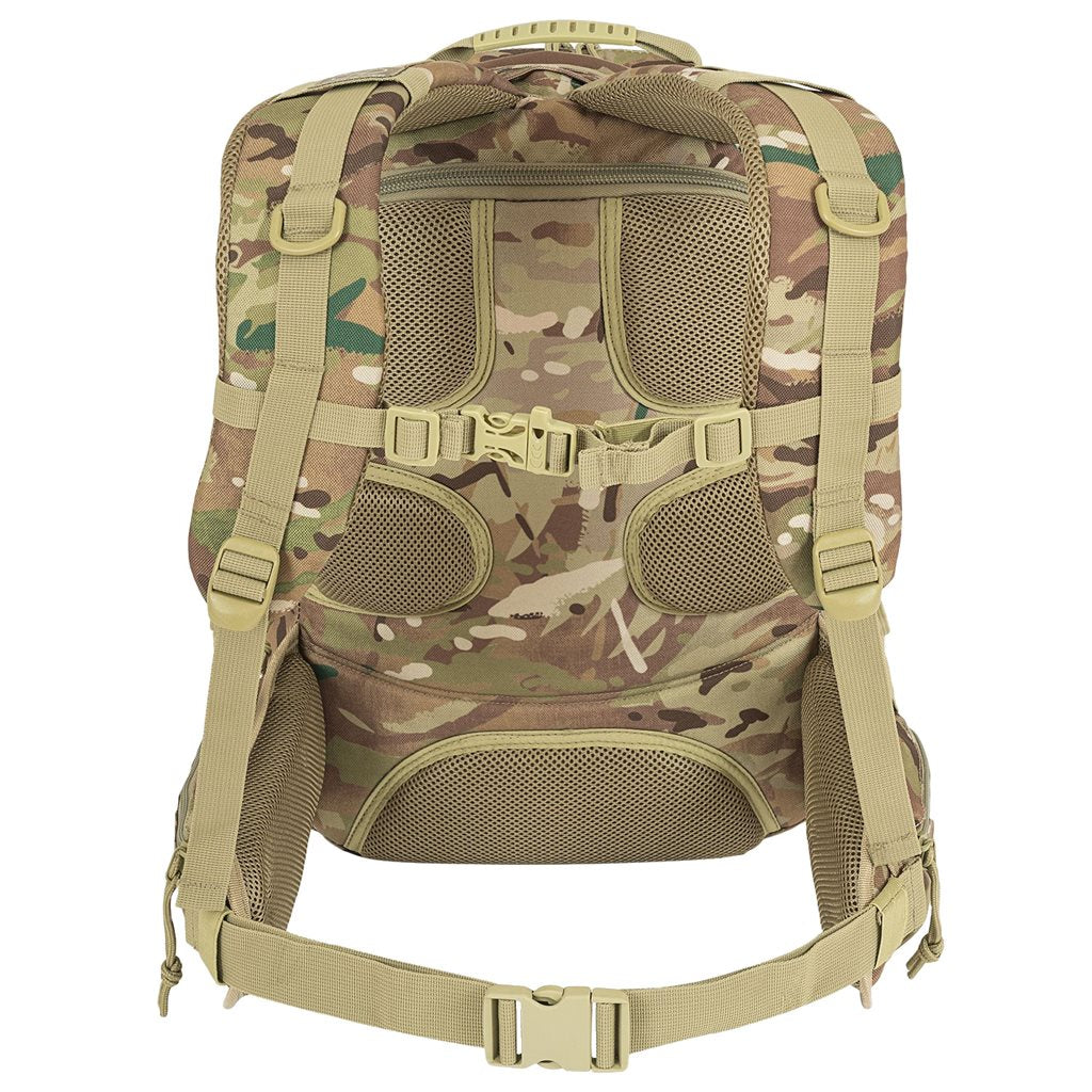 Mochila táctica Cerberus 30 l negra en XTP1000D con recubrimiento PVC