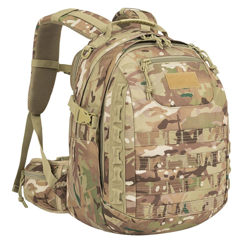Mochila táctica Cerberus 30 l negra en XTP1000D con recubrimiento PVC