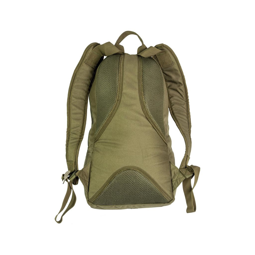 Mochila Scout Daypack 12 L negra con MOLLE/PALS y cremalleras bidireccionales