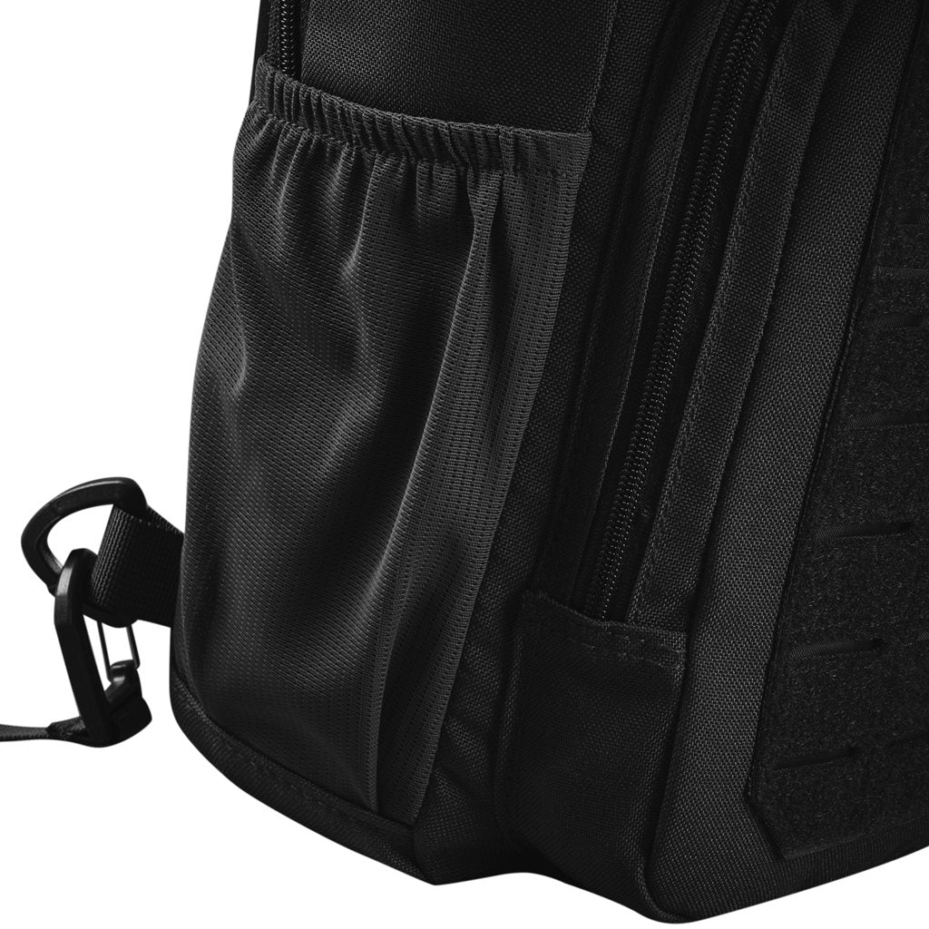 Mochila bandolera STOIRM GEARSLINGER 12 L verde con hebillas Duraflex y cremallera YKK