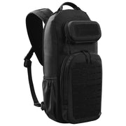 Mochila bandolera STOIRM GEARSLINGER 12 L verde con hebillas Duraflex y cremallera YKK