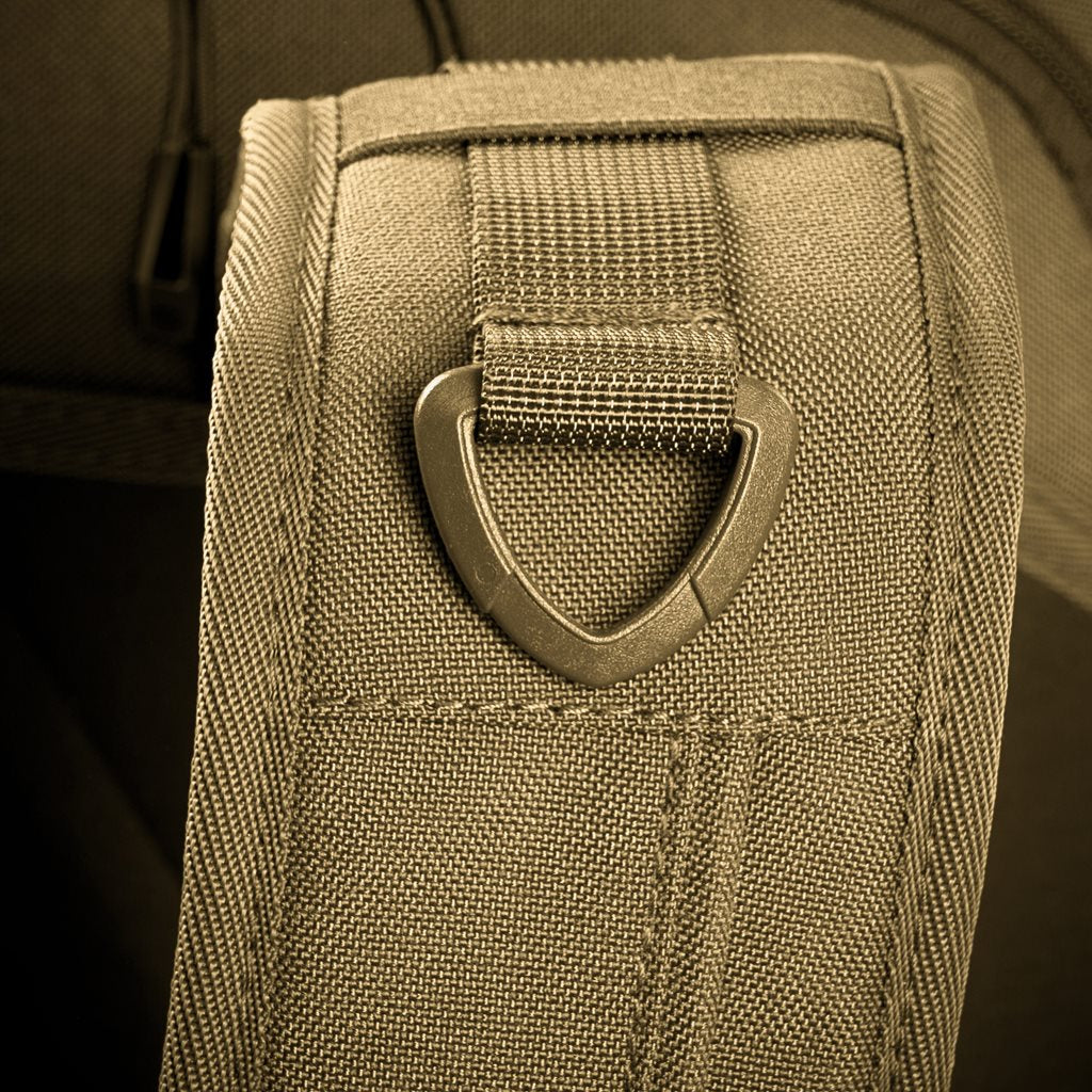 Mochila bandolera STOIRM GEARSLINGER 12 L verde con hebillas Duraflex y cremallera YKK