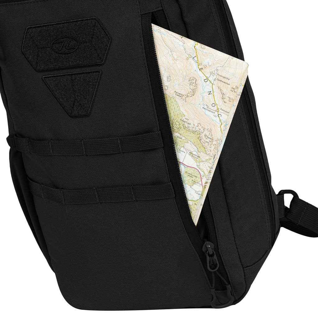 Mochila bandolera SCORPION GEARSLINGER negra Highlander