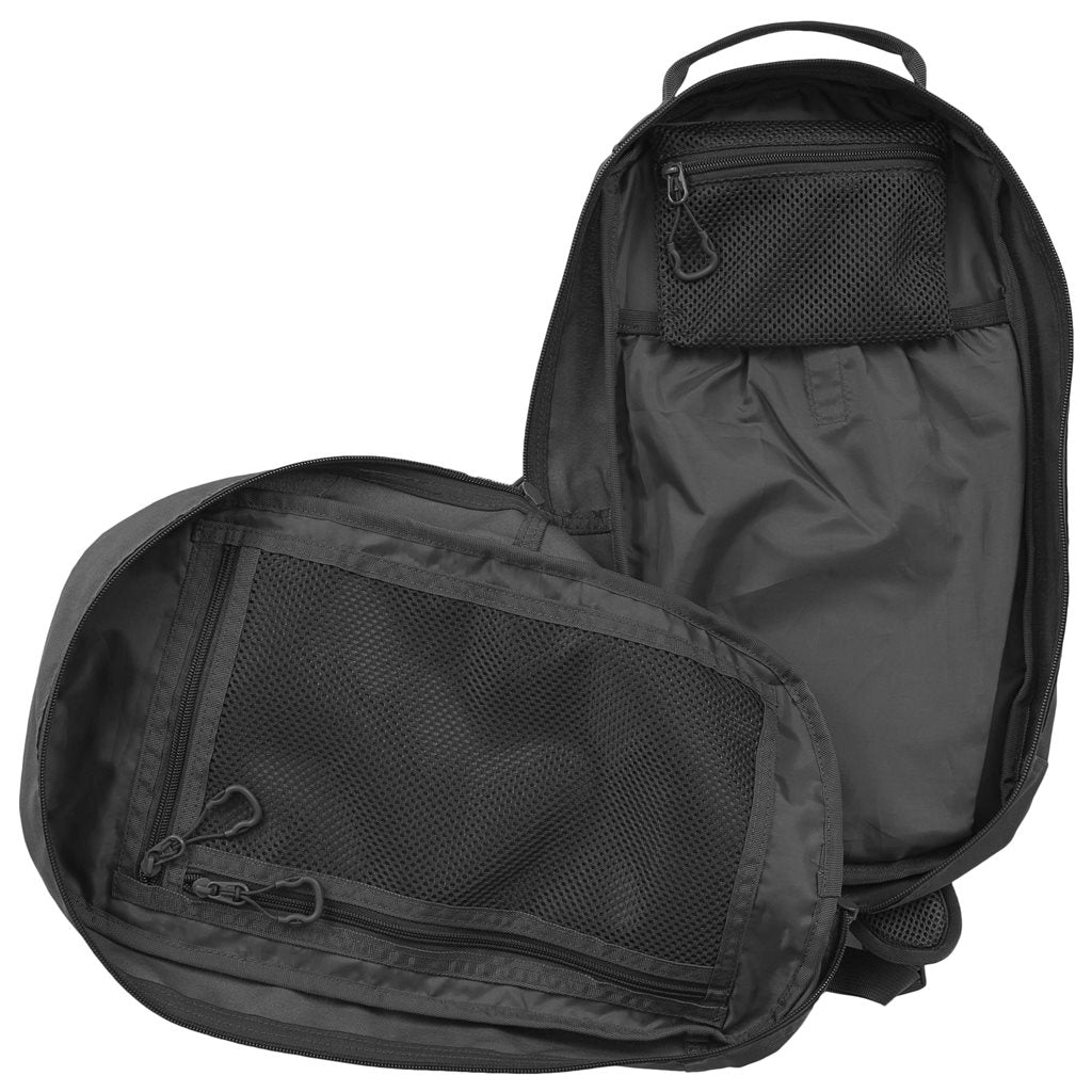 Mochila bandolera SCORPION GEARSLINGER negra Highlander