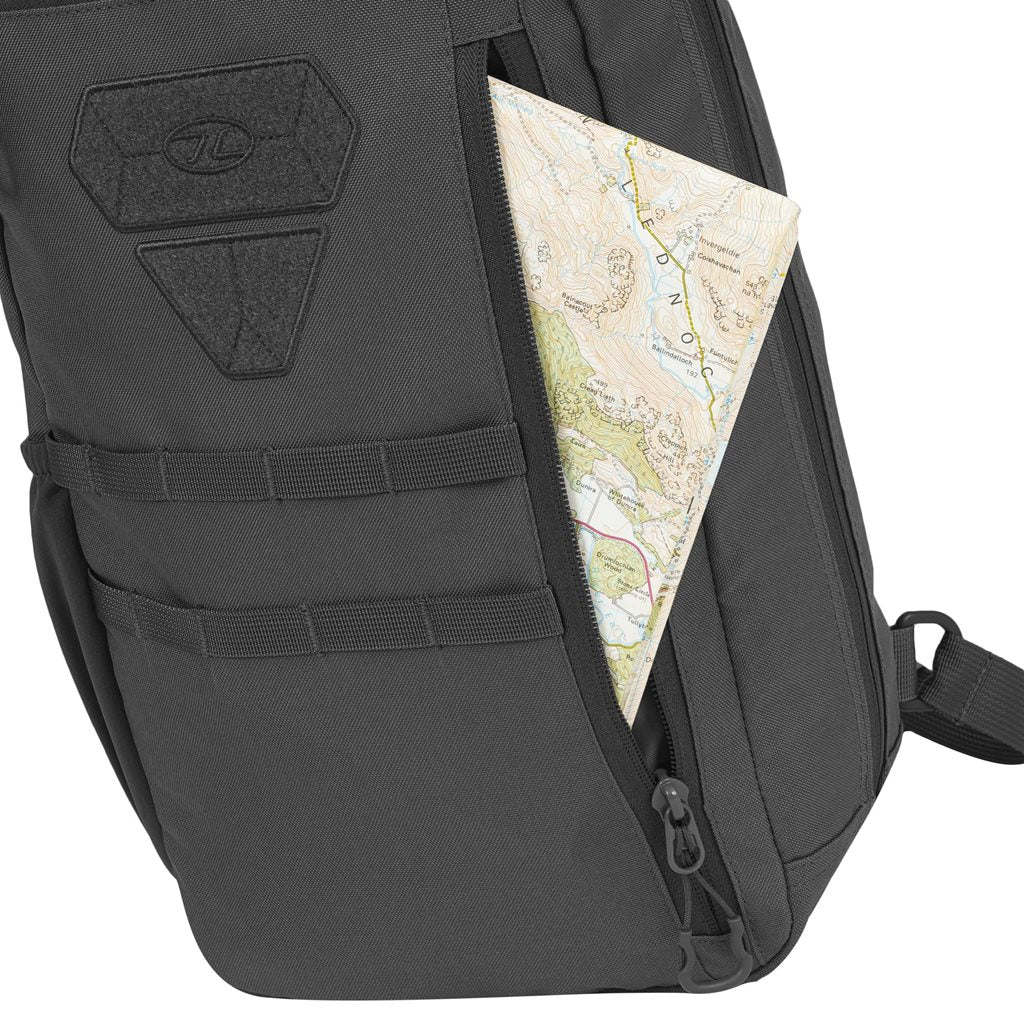 Mochila bandolera SCORPION GEARSLINGER negra Highlander