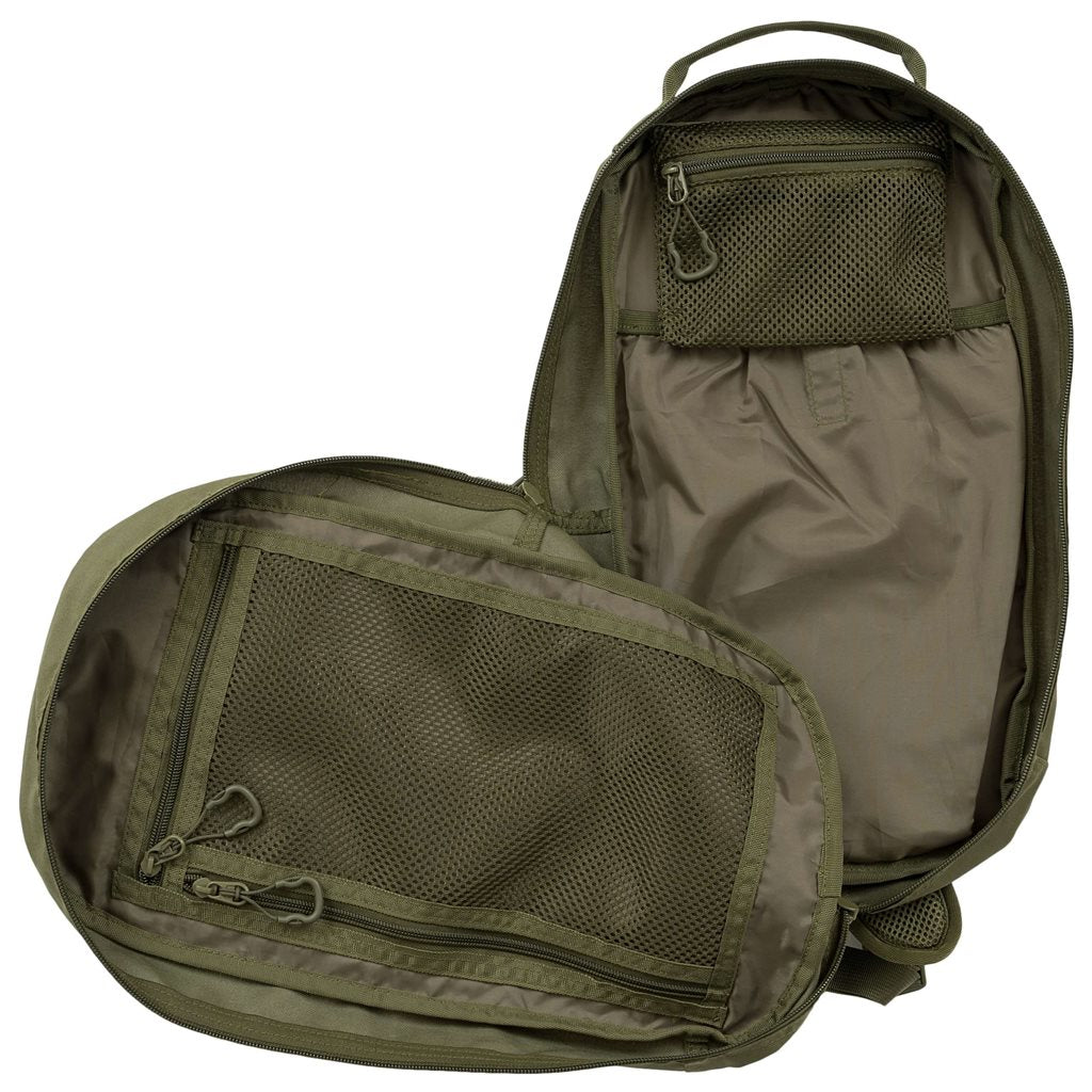 Mochila bandolera SCORPION GEARSLINGER negra Highlander