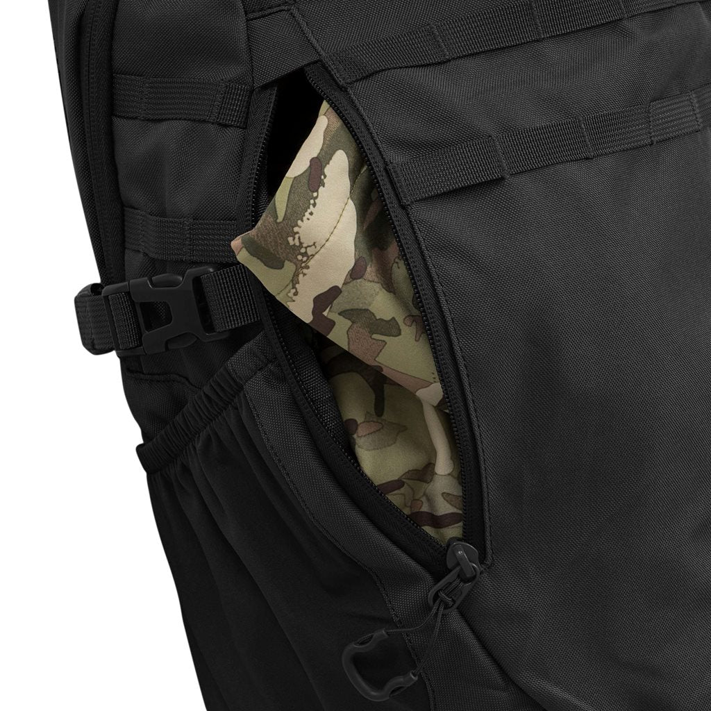 Mochila EAGLE 1 20 L negra Highlander, 600D XTP con revestimiento poliuretano, sistema trasero y anclajes MOLLE/PALS