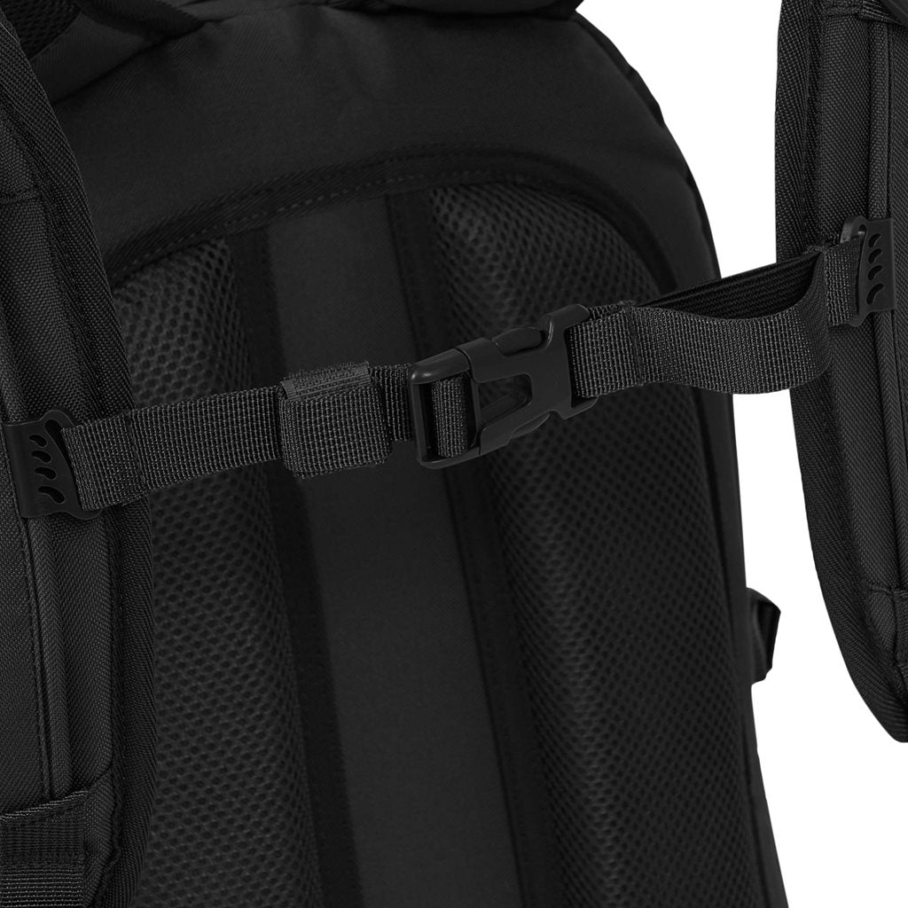 Mochila EAGLE 1 20 L negra Highlander, 600D XTP con revestimiento poliuretano, sistema trasero y anclajes MOLLE/PALS