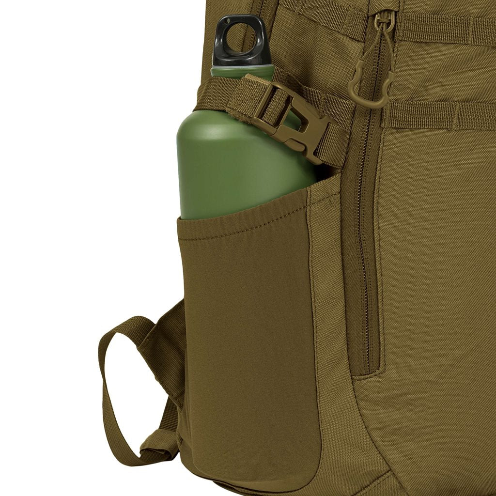 Mochila EAGLE 1 20 L negra Highlander, 600D XTP con revestimiento poliuretano, sistema trasero y anclajes MOLLE/PALS