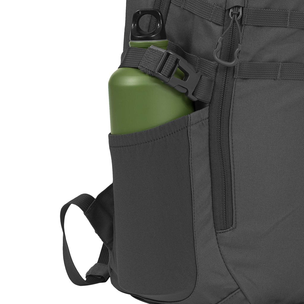 Mochila EAGLE 1 20 L negra Highlander, 600D XTP con revestimiento poliuretano, sistema trasero y anclajes MOLLE/PALS