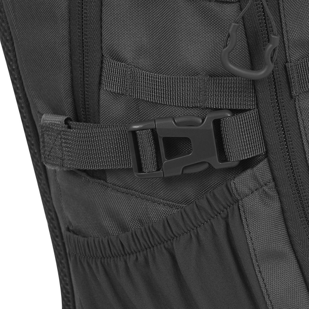 Mochila EAGLE 1 20 L negra Highlander, 600D XTP con revestimiento poliuretano, sistema trasero y anclajes MOLLE/PALS