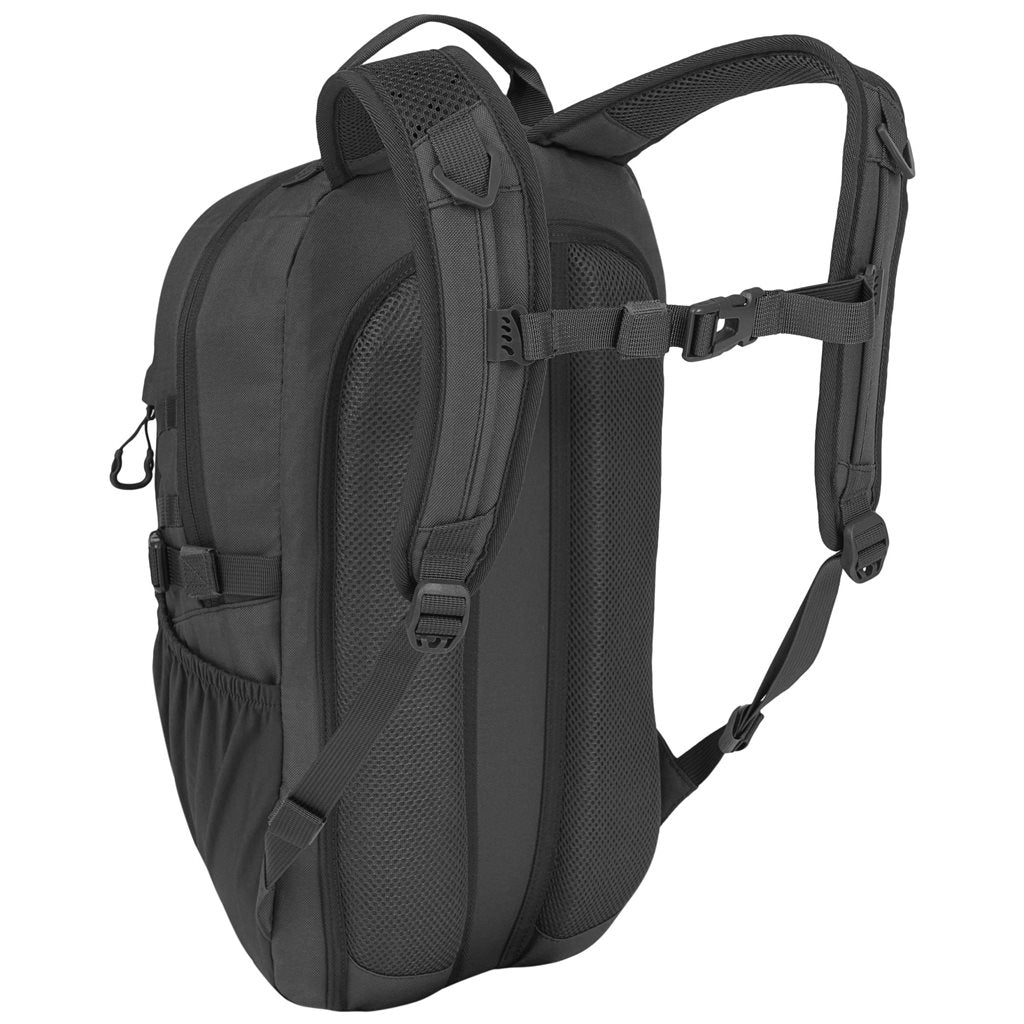 Mochila EAGLE 1 20 L negra Highlander, 600D XTP con revestimiento poliuretano, sistema trasero y anclajes MOLLE/PALS