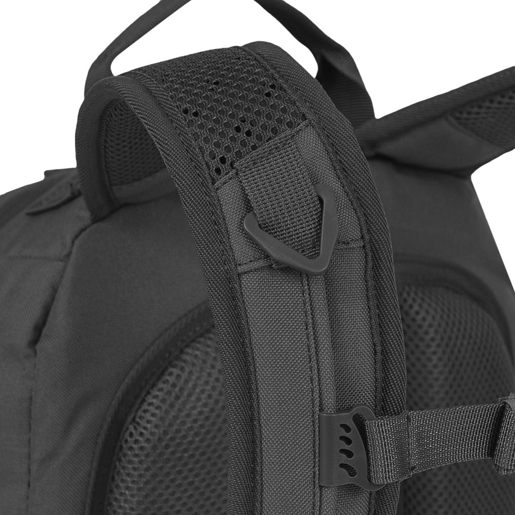 Mochila EAGLE 1 20 L negra Highlander, 600D XTP con revestimiento poliuretano, sistema trasero y anclajes MOLLE/PALS
