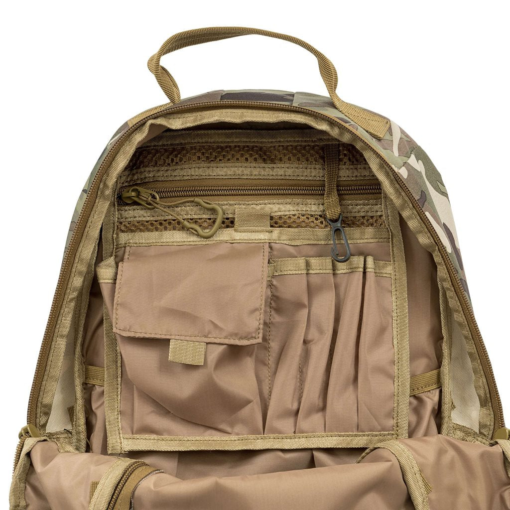Mochila EAGLE 1 20 L negra Highlander, 600D XTP con revestimiento poliuretano, sistema trasero y anclajes MOLLE/PALS