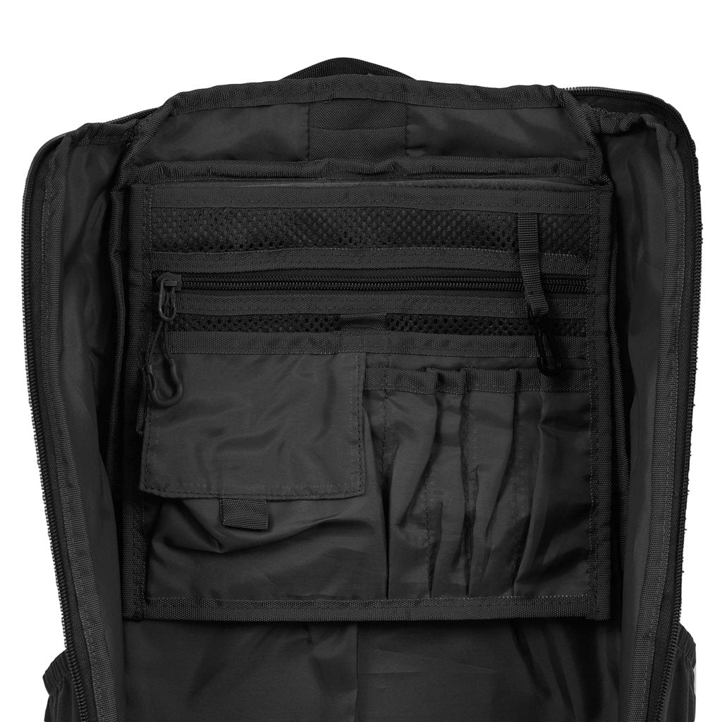 Mochila Highlander EAGLE 2 30L negra, vista frontal