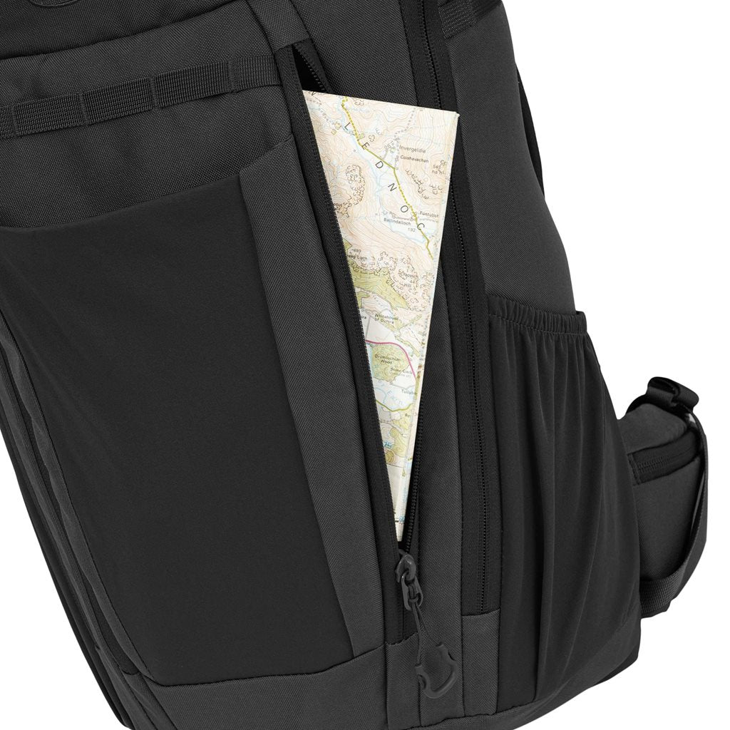 Mochila Highlander EAGLE 2 30L negra, vista frontal
