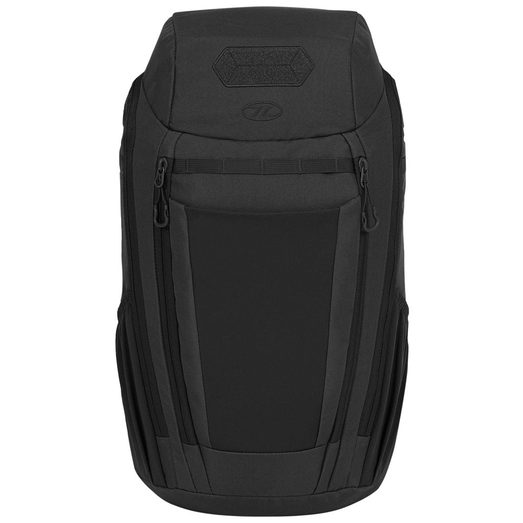 Mochila Highlander EAGLE 2 30L negra, vista frontal