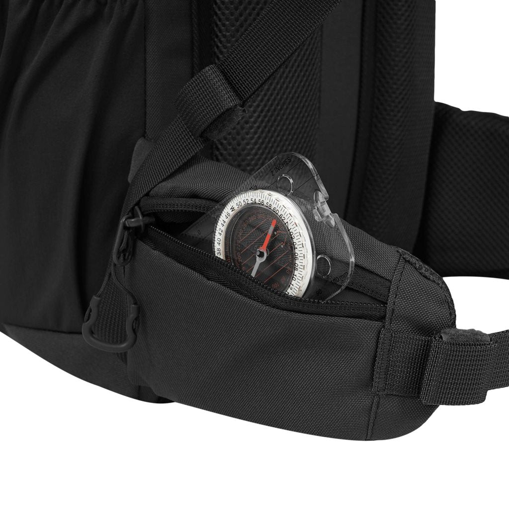 Mochila Highlander EAGLE 2 30L negra, vista frontal