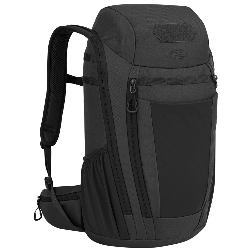 Mochila Highlander EAGLE 2 30L negra, vista frontal