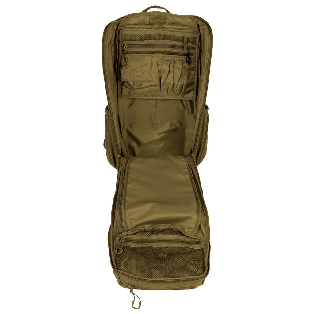 Mochila Highlander EAGLE 2 30L negra, vista frontal