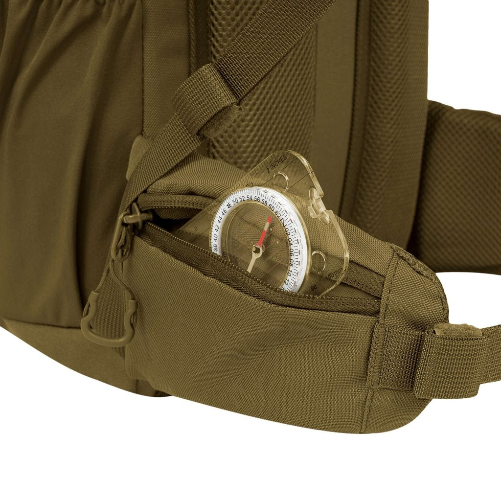 Mochila Highlander EAGLE 2 30L negra, vista frontal