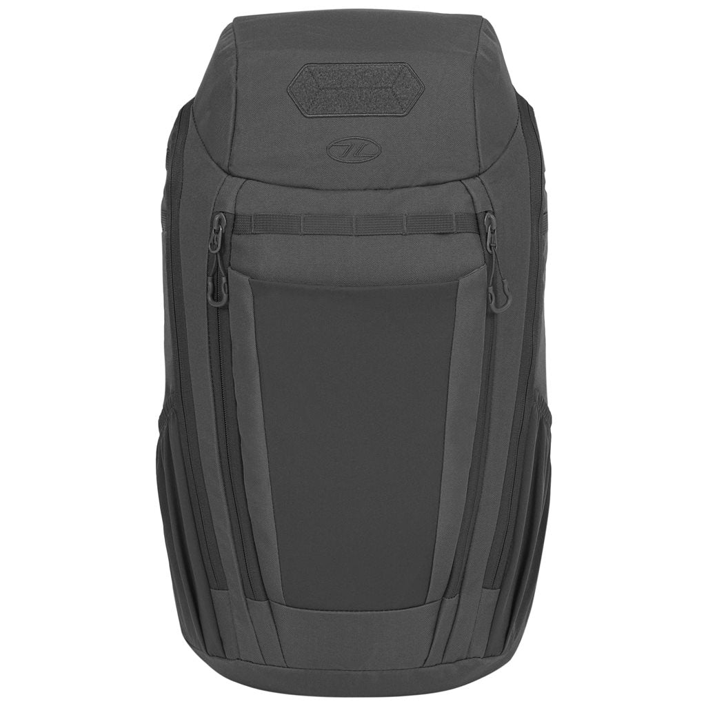 Mochila Highlander EAGLE 2 30L negra, vista frontal