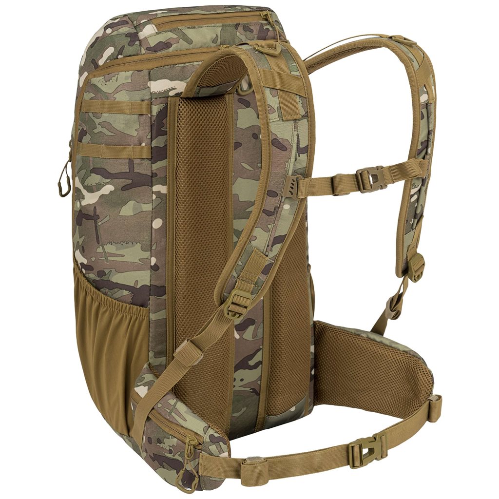 Mochila Highlander EAGLE 2 30L negra, vista frontal