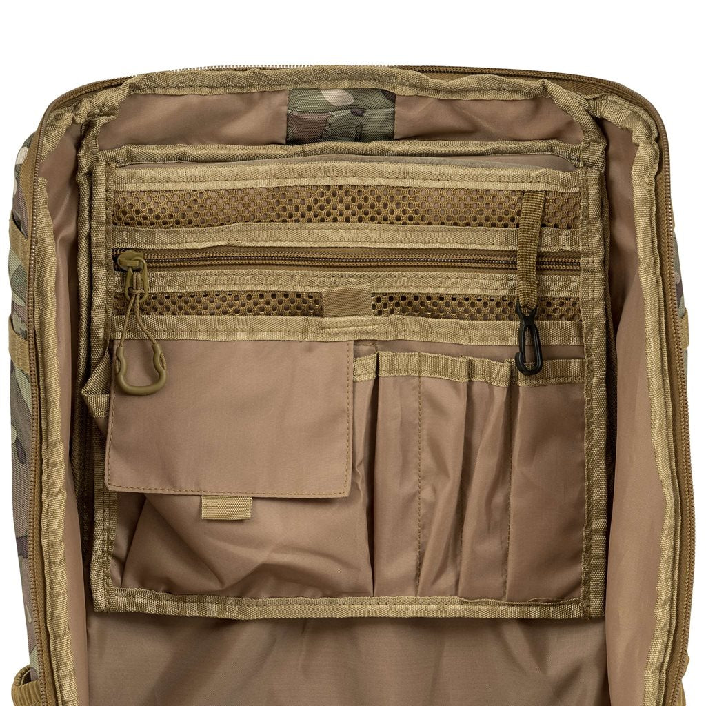 Mochila Highlander EAGLE 2 30L negra, vista frontal